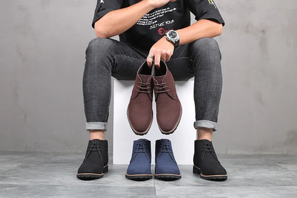 Men’s Suede Leather Chelsea Chukka Ankle Boots