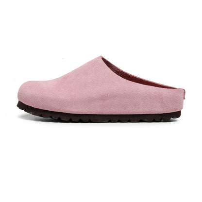 Anti-Slip Leather Clogs with Arch Support