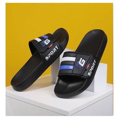 Men’s Lightweight Velcro Strap Summer Slippers