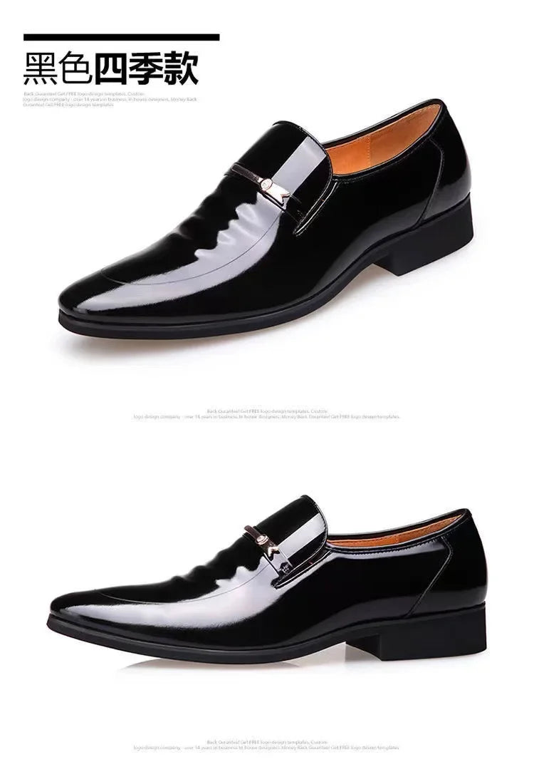 Men’s Luxury Leather Oxford Formal Dress Shoes