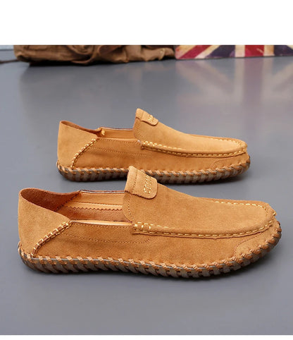 Men’s Large Size Leather Casual Loafers