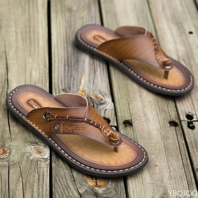 Men Handmade Leather Outdoor Sandals