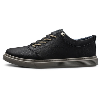 Men’s Leather Casual Oxford Flat Dress Shoes