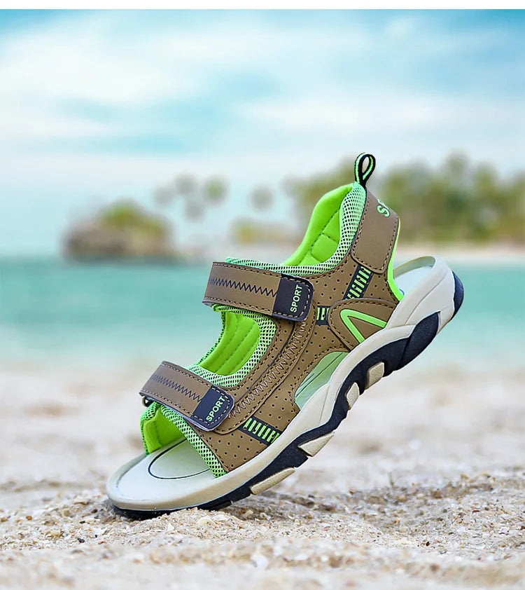 Kids Breathable Closed-Toe Summer Sandals