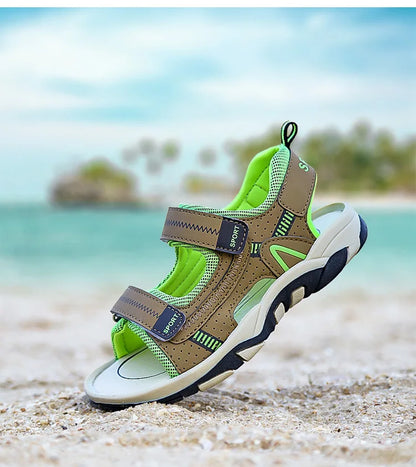 Kids Breathable Closed-Toe Summer Sandals