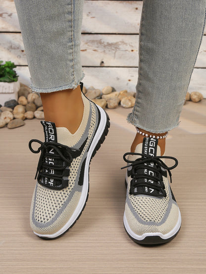 Women’s Summer Casual Two-Tone Sneakers 2026