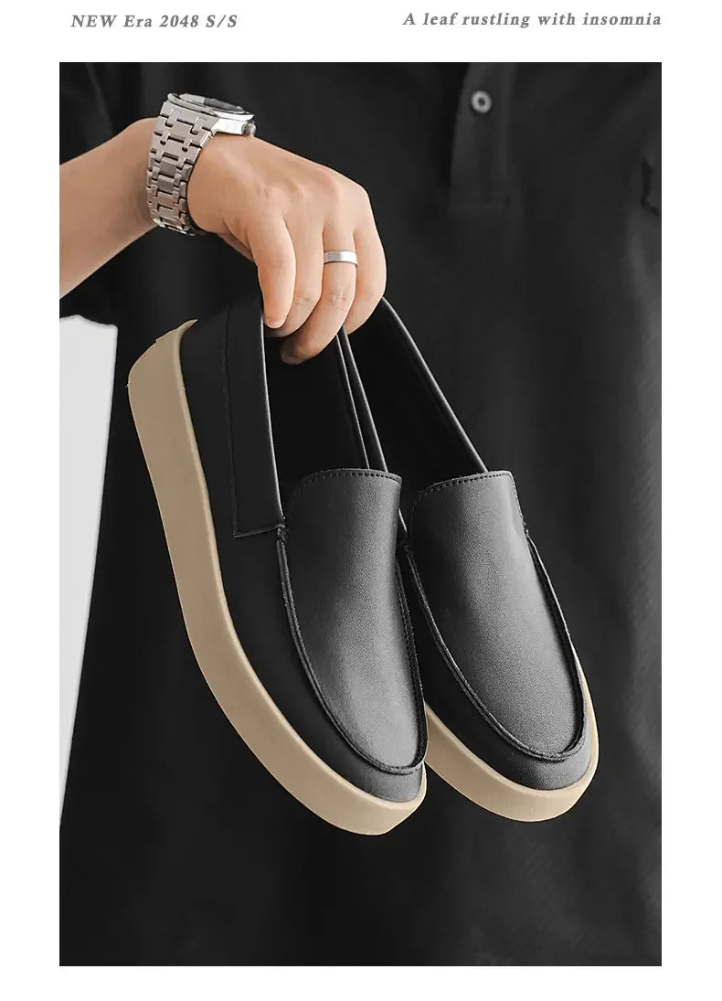 Men Casual Leather Oxford Shoes