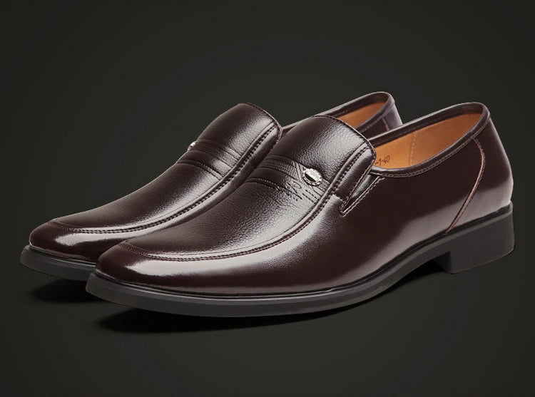 Men’s Leather Luxury Slip-On Dress Loafers