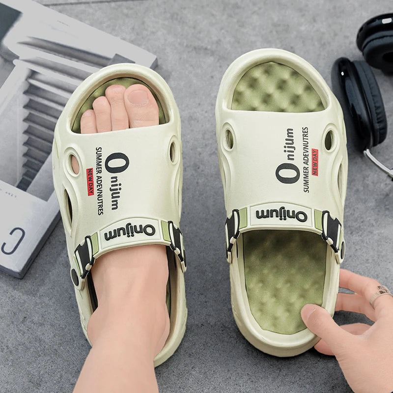 Unisex Summer Massage Soft Casual Slide Sandals