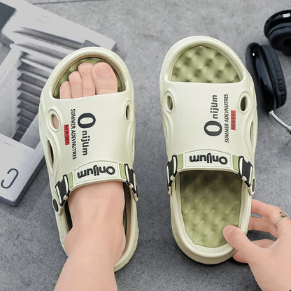 Unisex Summer Massage Soft Casual Slide Sandals