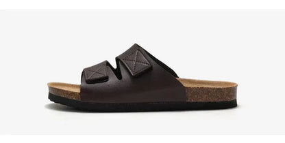 Men’s Cork Footbed Adjustable Strap Sandals