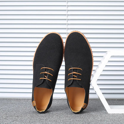 Men’s Suede Leather Oxford Casual Dress Shoes