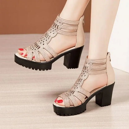 Women’s Open Toe Casual Low Heel Sandals