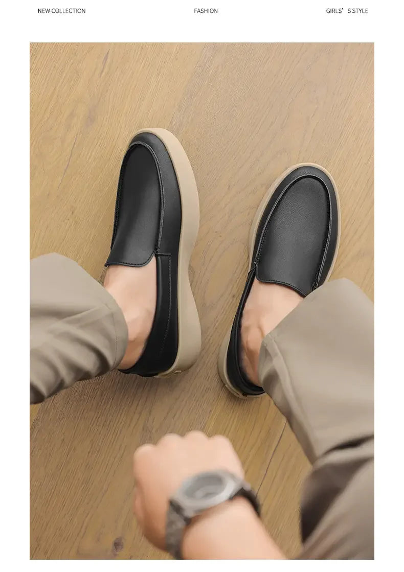 Men Casual Leather Oxford Shoes
