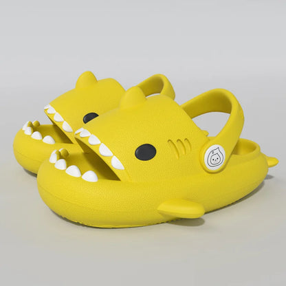Kids Shark Cartoon Slip-On Sandals