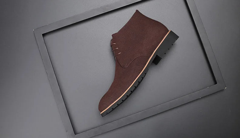 Men’s Suede Leather Chelsea Chukka Ankle Boots