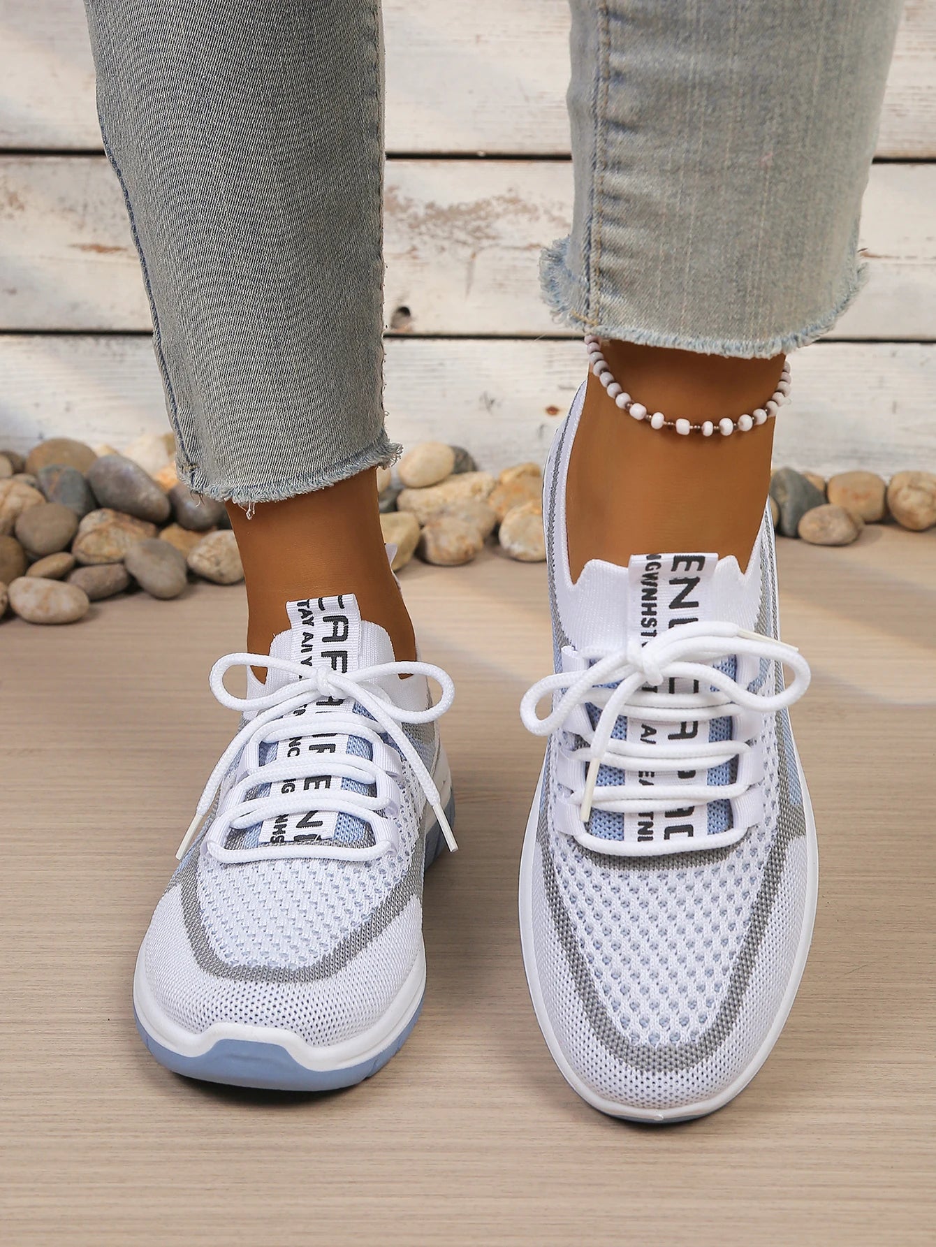 Women’s Summer Casual Two-Tone Sneakers 2026