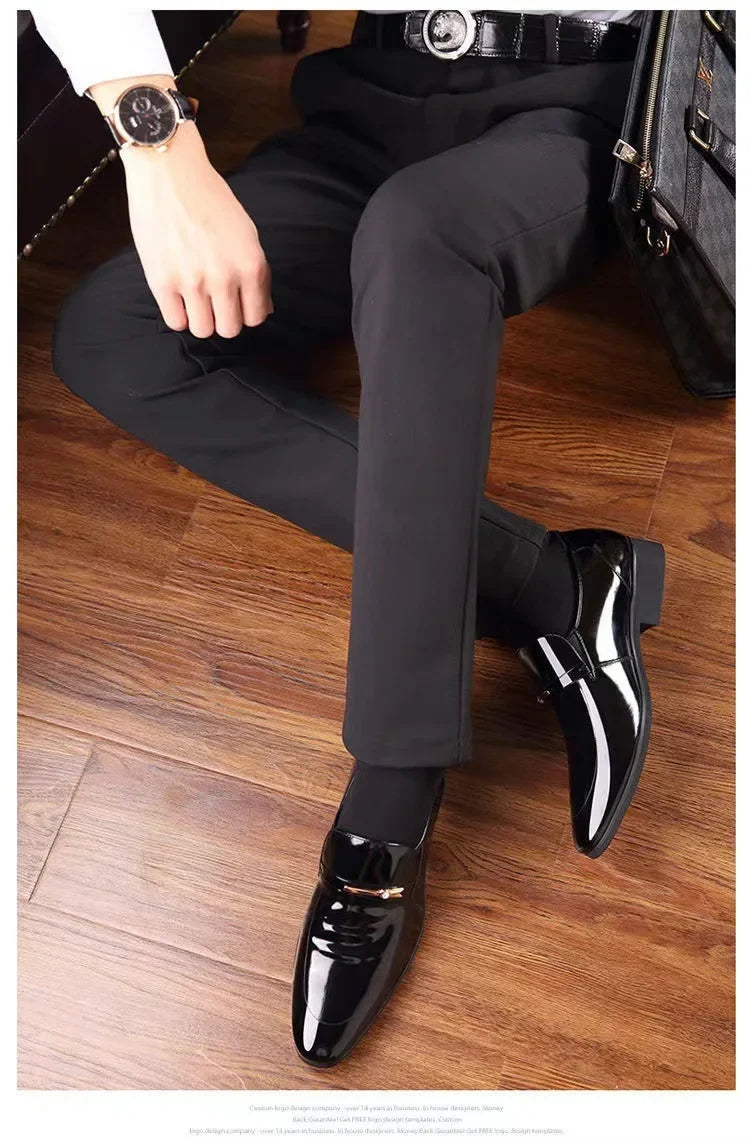Men’s Luxury Leather Oxford Formal Dress Shoes