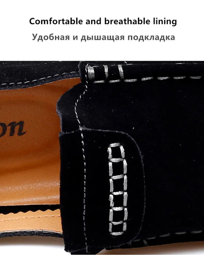 Men’s Large Size Leather Casual Loafers