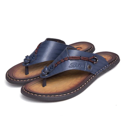 Men Handmade Leather Outdoor Sandals