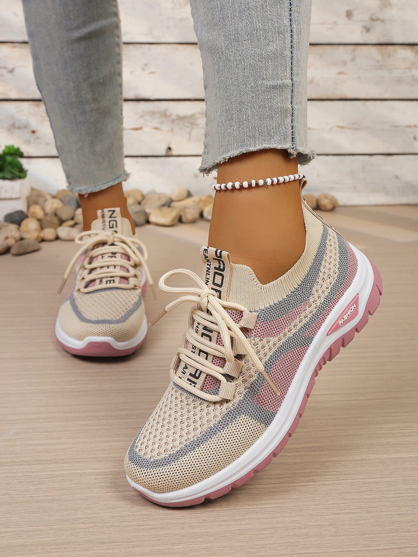 Women’s Summer Casual Two-Tone Sneakers 2026