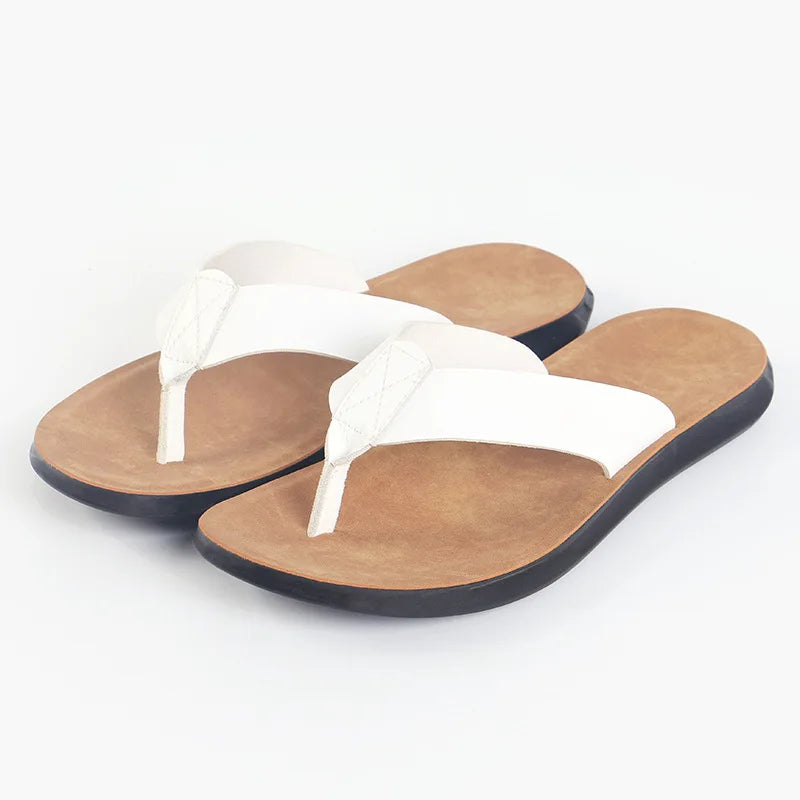 Men’s Leather Roman Open-Toe Summer Sandals