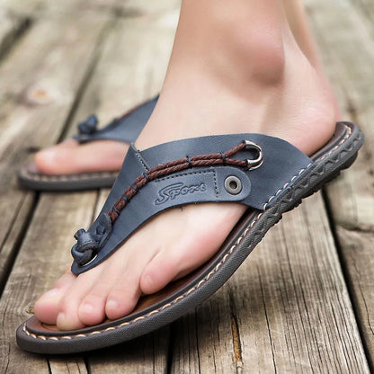 Men Handmade Leather Outdoor Sandals