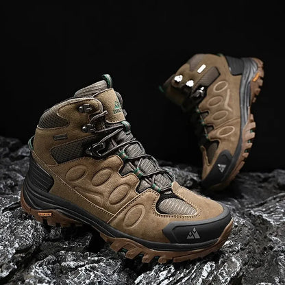 High-Top Men Suede Hiking Boots