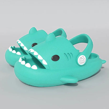Kids Shark Cartoon Slip-On Sandals