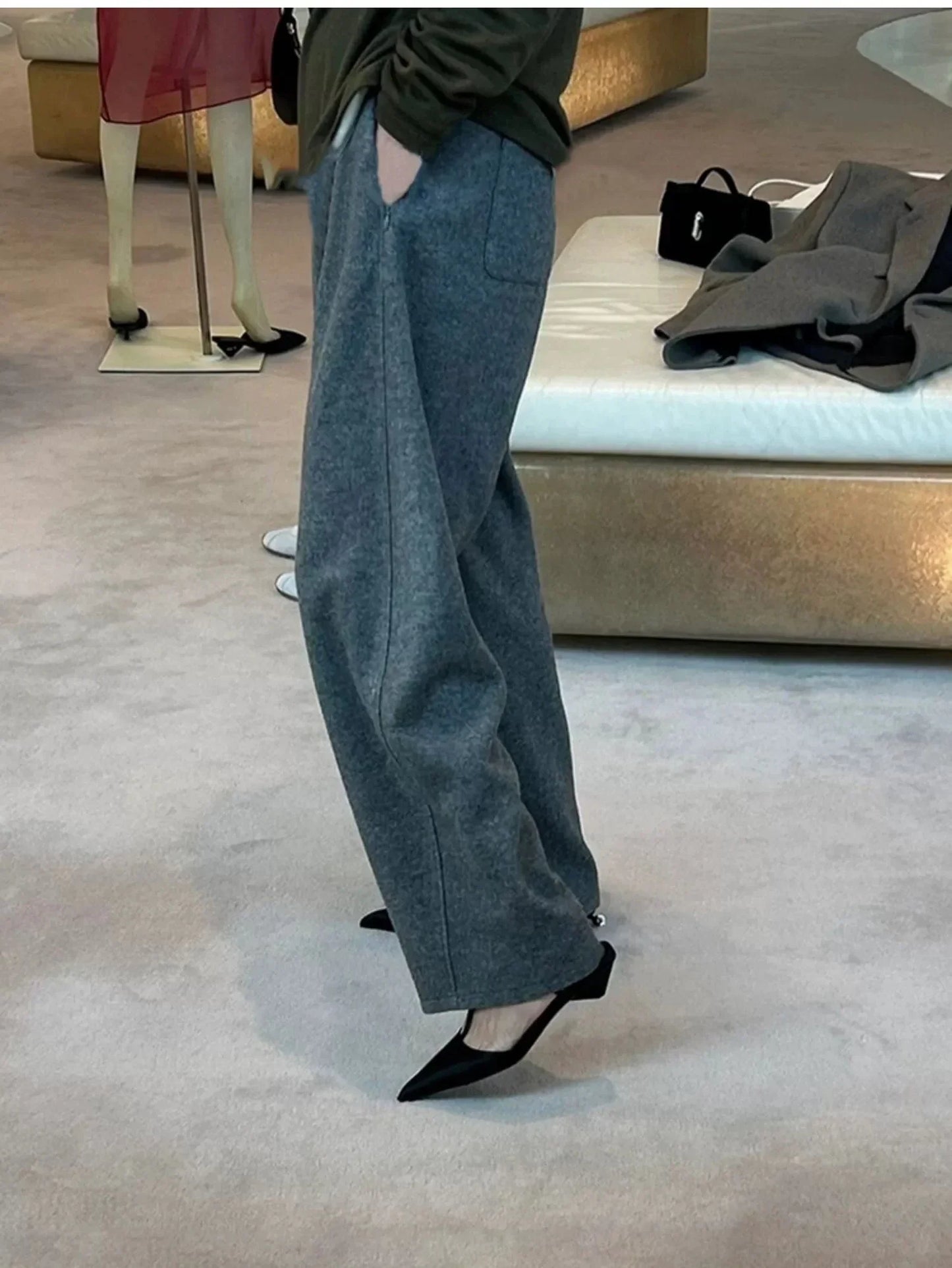 Sexy Pointed Toe Comfortable Low Heel Sandals
