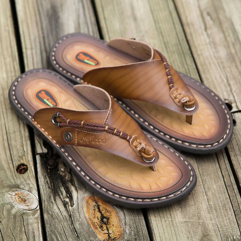 Men Handmade Leather Outdoor Sandals
