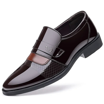 Men’s Luxury Leather Brogue Oxford Dress Shoes