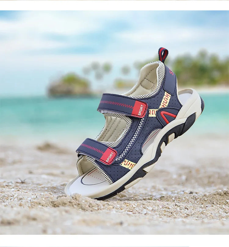 Kids Breathable Closed-Toe Summer Sandals