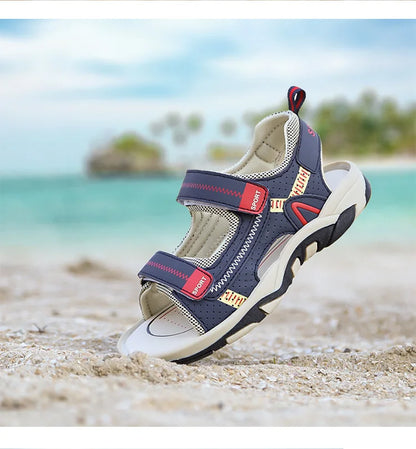 Kids Breathable Closed-Toe Summer Sandals
