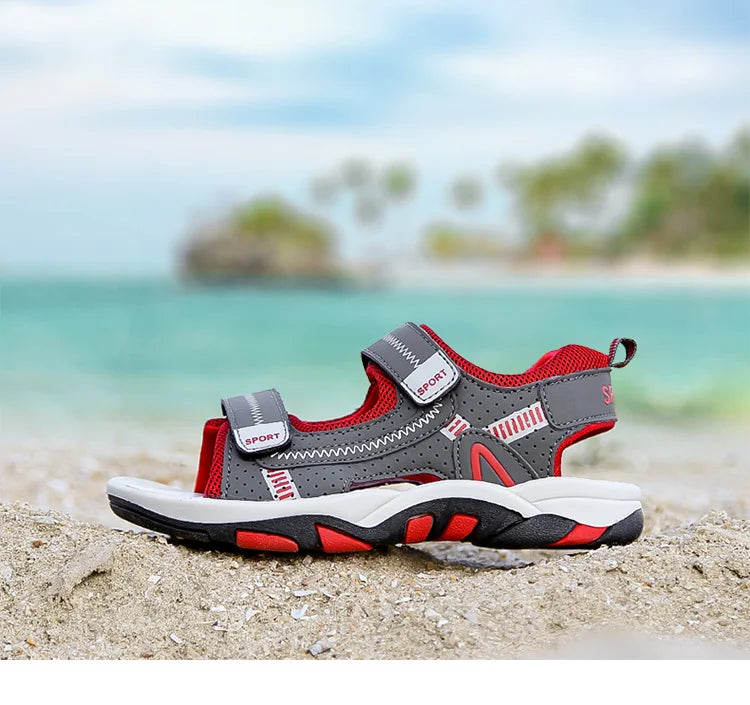 Kids Breathable Closed-Toe Summer Sandals