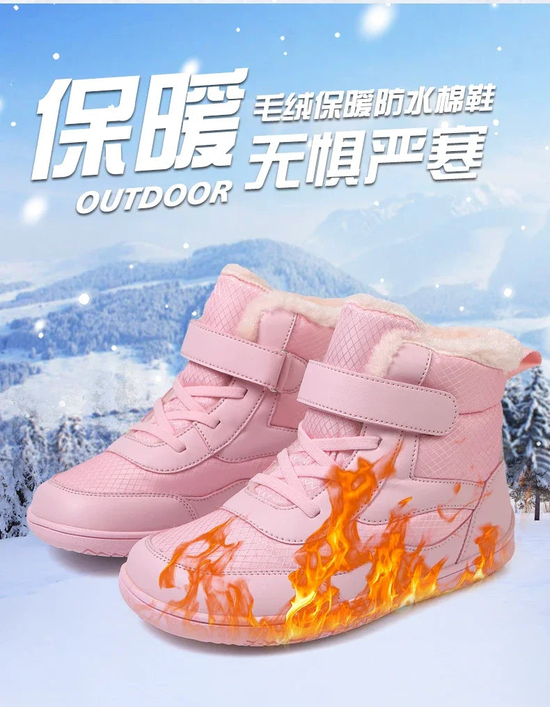Kids Waterproof Fur-Lined Winter Boots