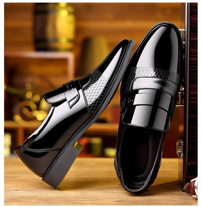 Men’s Luxury Leather Brogue Oxford Dress Shoes