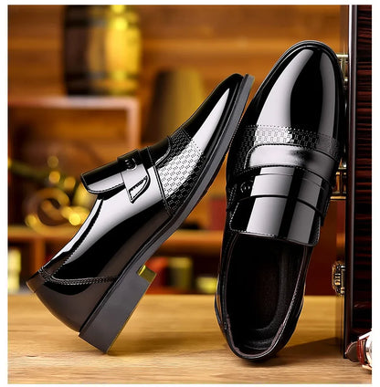 Men’s Luxury Leather Brogue Oxford Dress Shoes