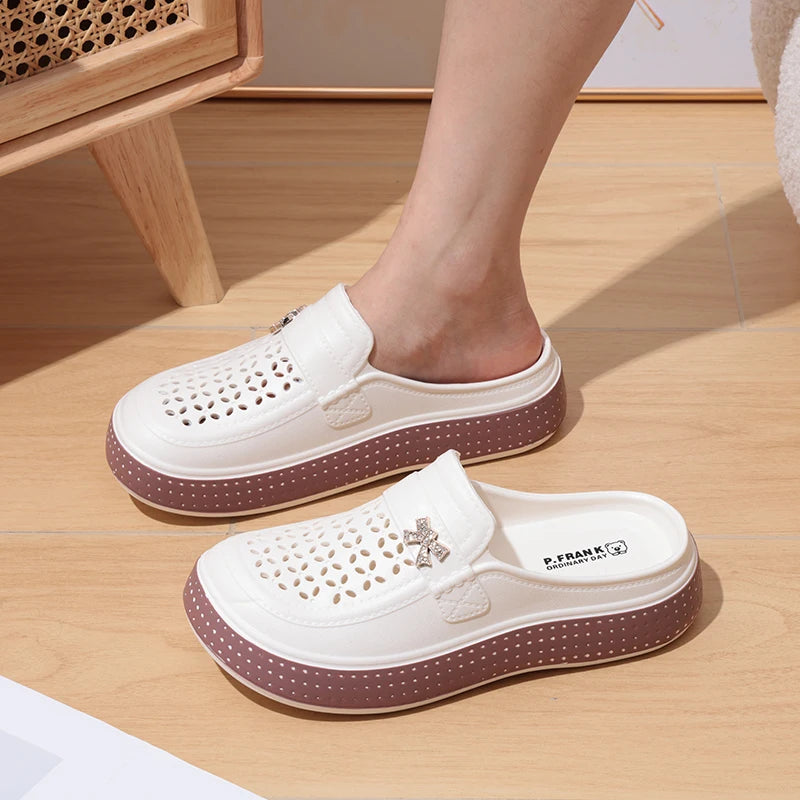 Unisex EVA Closed-Toe Flat Slippers