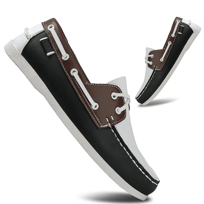 Men’s Slip-On Apron Toe Loafer Shoes