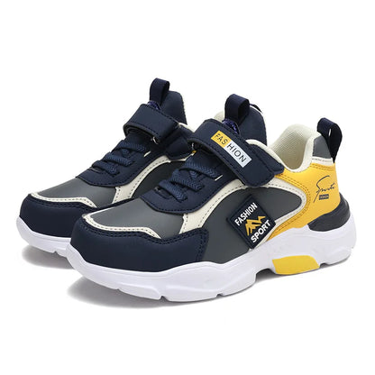 Kids Autumn Winter Leather Sports Shoes
