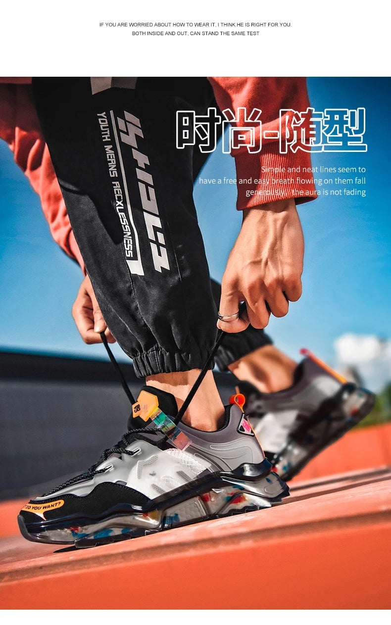 Men’s Casual Breathable Luxury Running Sneakers