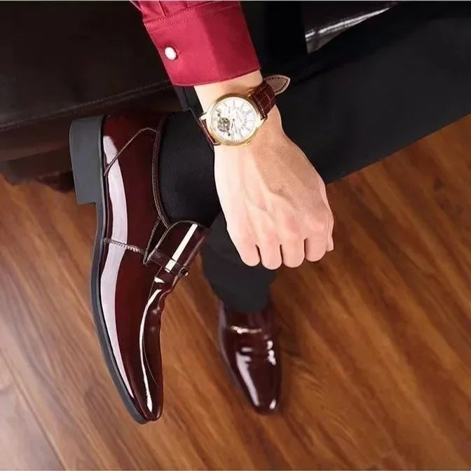 Men’s Luxury Leather Oxford Formal Dress Shoes