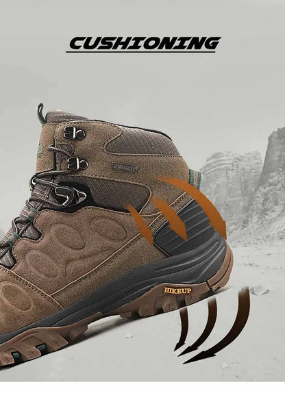 High-Top Men Suede Hiking Boots