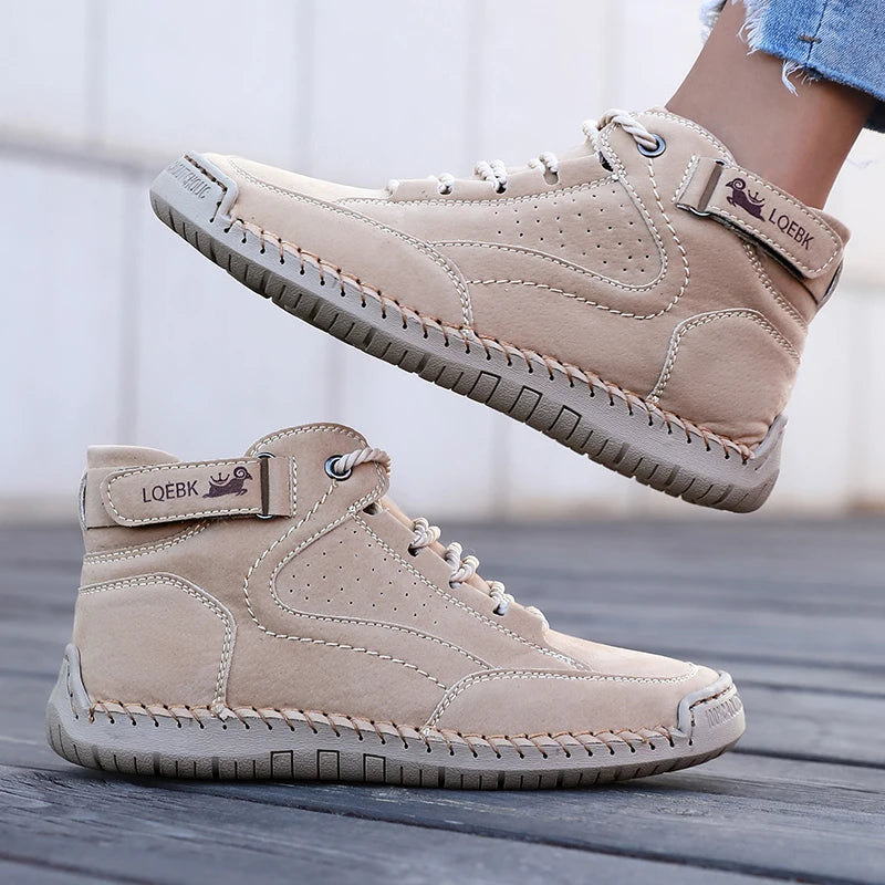 Women’s Handmade Leather Casual Spring Autumn Shoes