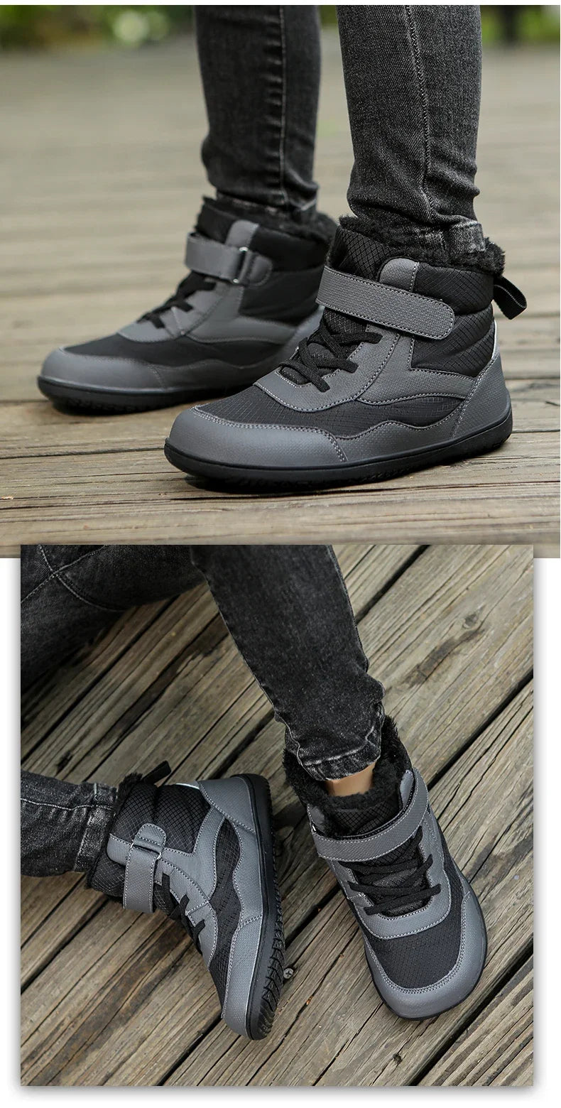 Kids Waterproof Fur-Lined Winter Boots