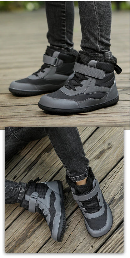 Kids Waterproof Fur-Lined Winter Boots