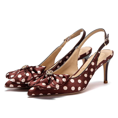Women’s High Heel Sandals with Unique Print