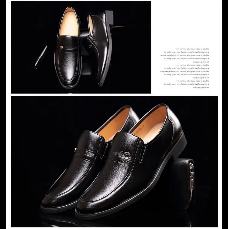 Men’s Leather Luxury Slip-On Dress Loafers