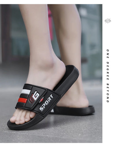 Men’s Lightweight Velcro Strap Summer Slippers